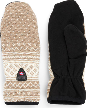 Dale of Norway Valløy Polar Mittens Mountain Stone/Offwhite L