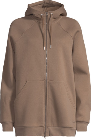 Casall Women's Easy Oversized Zip Hoodie Khaki XS