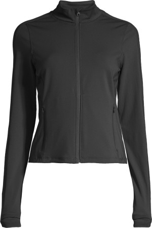 Casall Women's Soft Touch Zip Jacket Black M