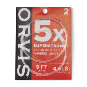Orvis Super Strong Plus Leaders 9' 5X (2-pk)