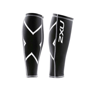 2XU Compression Calf Guard Black/Black, S