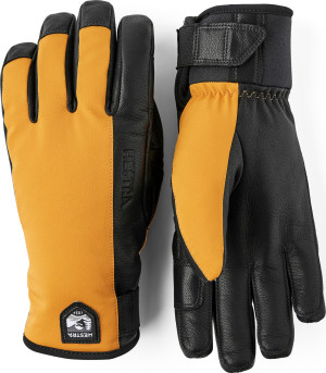 Hestra Flextron Motion Short 5-Finger Mustard/Black 9