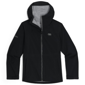 Outdoor Research Women's Stratoburst Stretch Rain Jacket Black L