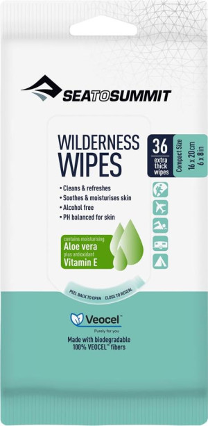 Sea To Summit Wilderness Wipes 36-Pack Nocolour OneSize