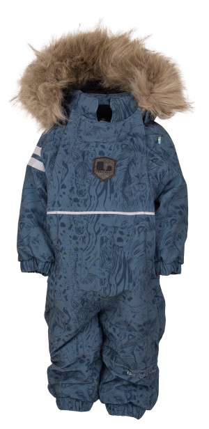 Lindberg Kids' Colden Baby Overall Denim Blue, 80