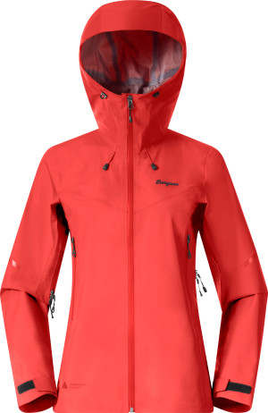 Bergans Women's Rabot Light 3L Shell Jacket Peachy Red XS
