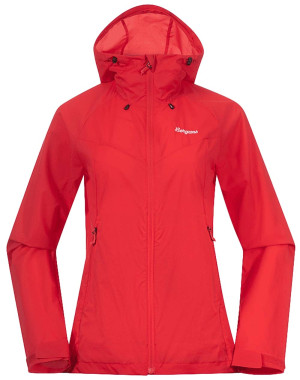 Bergans Women's Rabot Windbreaker Jacket Fire Red S