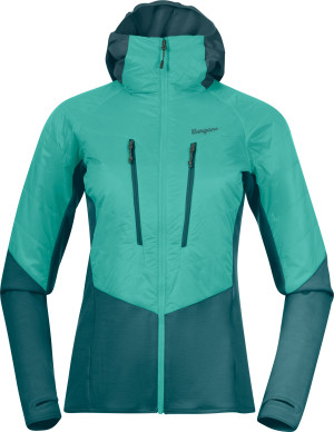 Bergans Women's Tind Light Insulated Jacket  Light Malachite Green/Malachite Green L