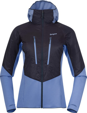 Bergans Women's Tind Light Insulated Jacket  Navy Blue/Blueberry Milk L