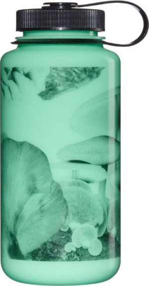 Nalgene 1 L Wm Bottle Glow With Black Mushrooms ONESIZE