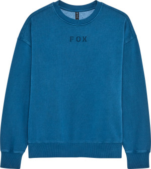 Fox Men's Wordmark Oversized Fleece Crew Twilight, XL