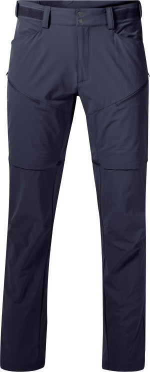 Bergans Men's Convertible Zip-Off Softshell Pants Navy Blue 58
