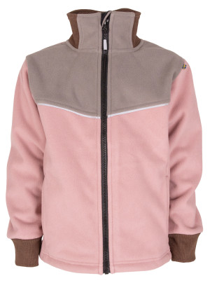 Lindberg Kids' Stormy Jacket Windfleece Grey/Blush, 80