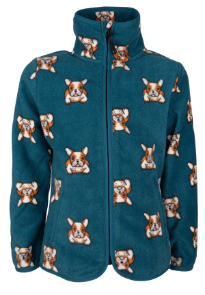 Lindberg Kids' Luleå Fleece Jacket Dark Teal 80