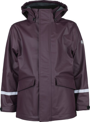 Lindberg Kids' Vestby Rain Jacket Fleece Plum 150