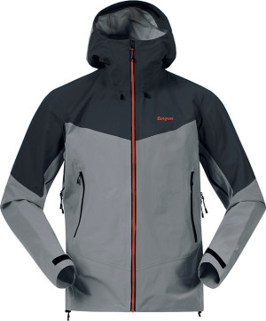 Bergans Men's Rabot Alpine 3L Shell Jacket Solid Grey/dark Shadow Grey M