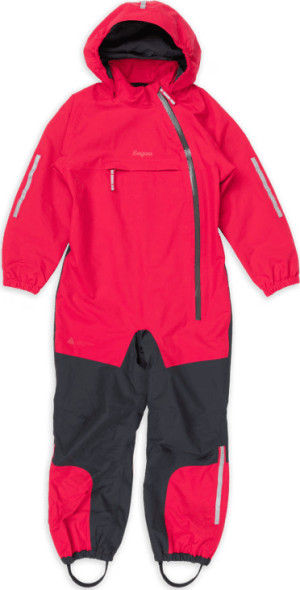 Bergans Kids' Lilletind Coverall Alpine Rose/dark Shadow Grey, 122