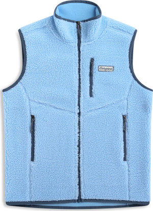 Bergans Women's Lunnan Pile Fleece Vest Cool Blue, M