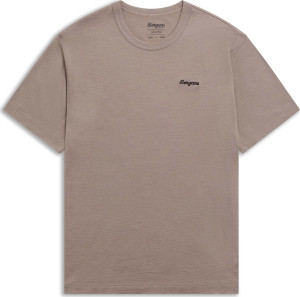 Bergans Men's Logo Merino Tee Rock Taupe L
