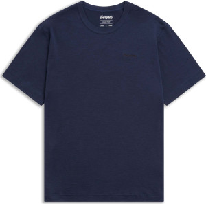 Bergans Men's Logo Merino Tee Navy Blue L