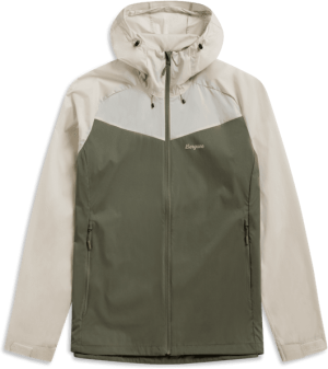 Bergans Men's Microlight Jacket Green Mud/bone White, M