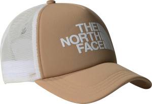 The North Face TNF Logo Trucker Cap Khaki Stone/TNF White OneSize