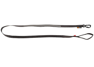 Non-stop Dogwear Touring Bungee Leash Gray, 3.8m/23mm