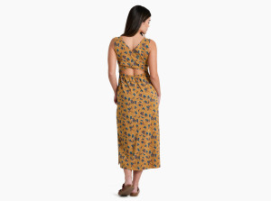 Kühl Lyra Midi Dress Tuscan Sun Print M