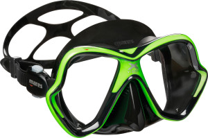 Mares Mask X-vision Black/lime OneSize