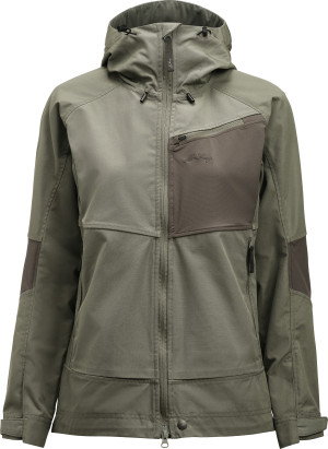 Lundhags Women's Tived Stretch Hybrid Jacket Aloe Green/forest Green, S