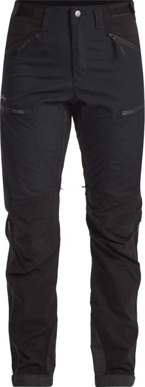 Lundhags Women's Makke High Waist Curved Pants Short Black 38
