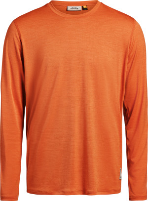 Lundhags Men's Tived Long Sleeve T-Shirt, Cayenne, XXL