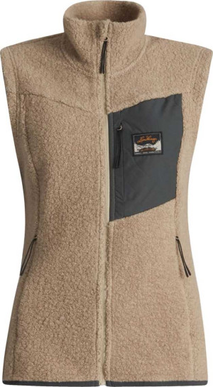 Lundhags Women's Flok Wool Pile Vest Sand XL