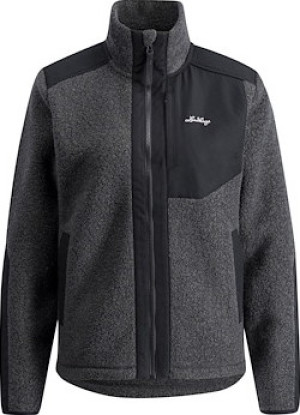 Lundhags Women's Saruk Wool Pile Mid Full Zip Charcoal XL