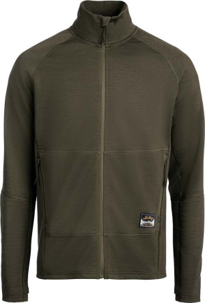 Lundhags Men's Tived Merino Full Zip Forest Green, S