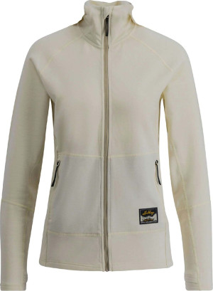 Lundhags Women's Tived Merino Full Zip Chalk White, S