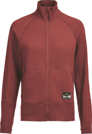 Lundhags Women's Tived Merino Full Zip Rosewood, XS
