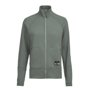 Lundhags Women's Tived Merino Full Zip Aloe Green L