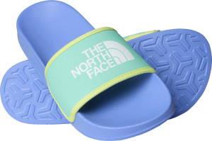The North Face Teens' Base Camp Slides III Virtual Blue/TNF White 27