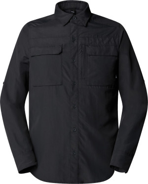 The North Face Men's Sequoia Long Sleeve Shirt Asphalt Grey/NPF S