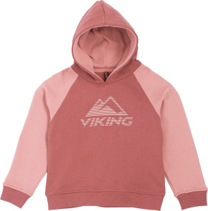 Viking Kids' Funtime Hoodie Pullover Pink, 116