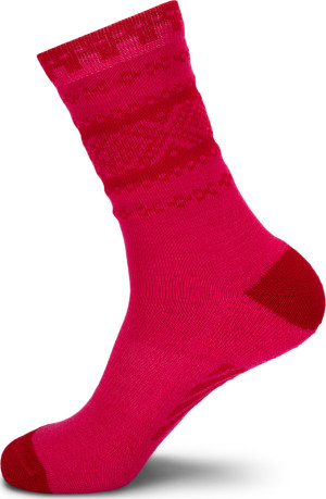 Dale of Norway Cortina Sock Pink/Red, 35-38