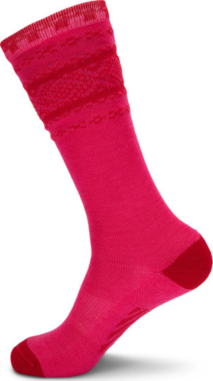 Dale of Norway Cortina Knee Sock Pink Red 39-42