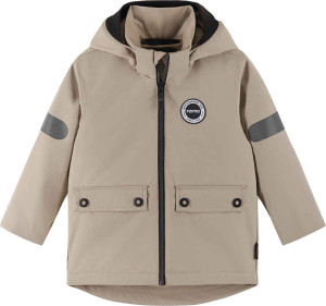 Reima Kids' tec Jacket Sydvest Earthy Beige, 122