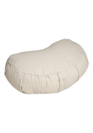 Casall Meditation Pillow Halfmoon Shape Light Cashmere 0