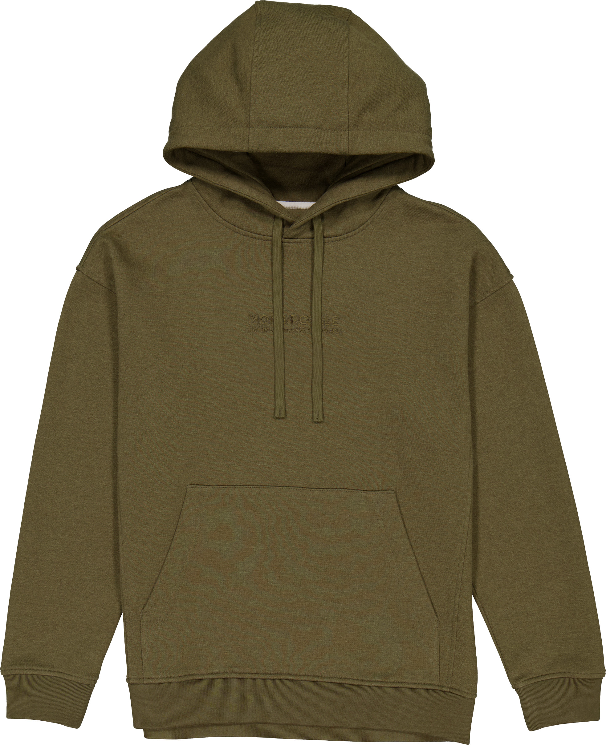 Mons Royale Verdant Merino Cotton Hoody Dark Olive XS