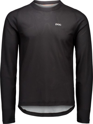 POC Men's Motion Air Long Sleeve Jersey Uranium Black, M