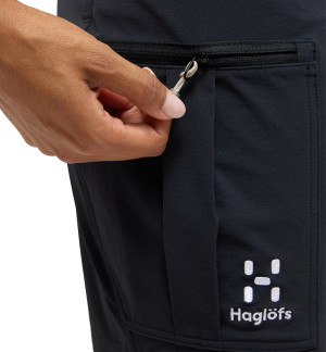 Haglöfs Women's Lizard Softshell Shorts True Black, 40