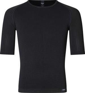 Gripgrab Unisex PACR Spring-Autumn Seamless Short Sleeve Base Layer Black, S