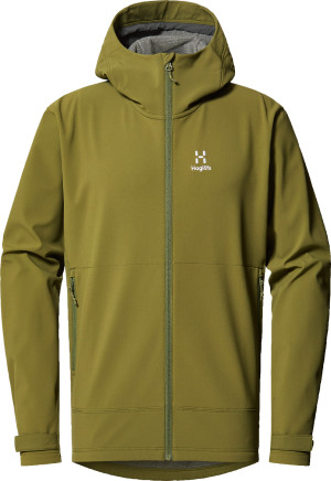 Haglöfs Men's Chilly Softshell Hood Olive Green S